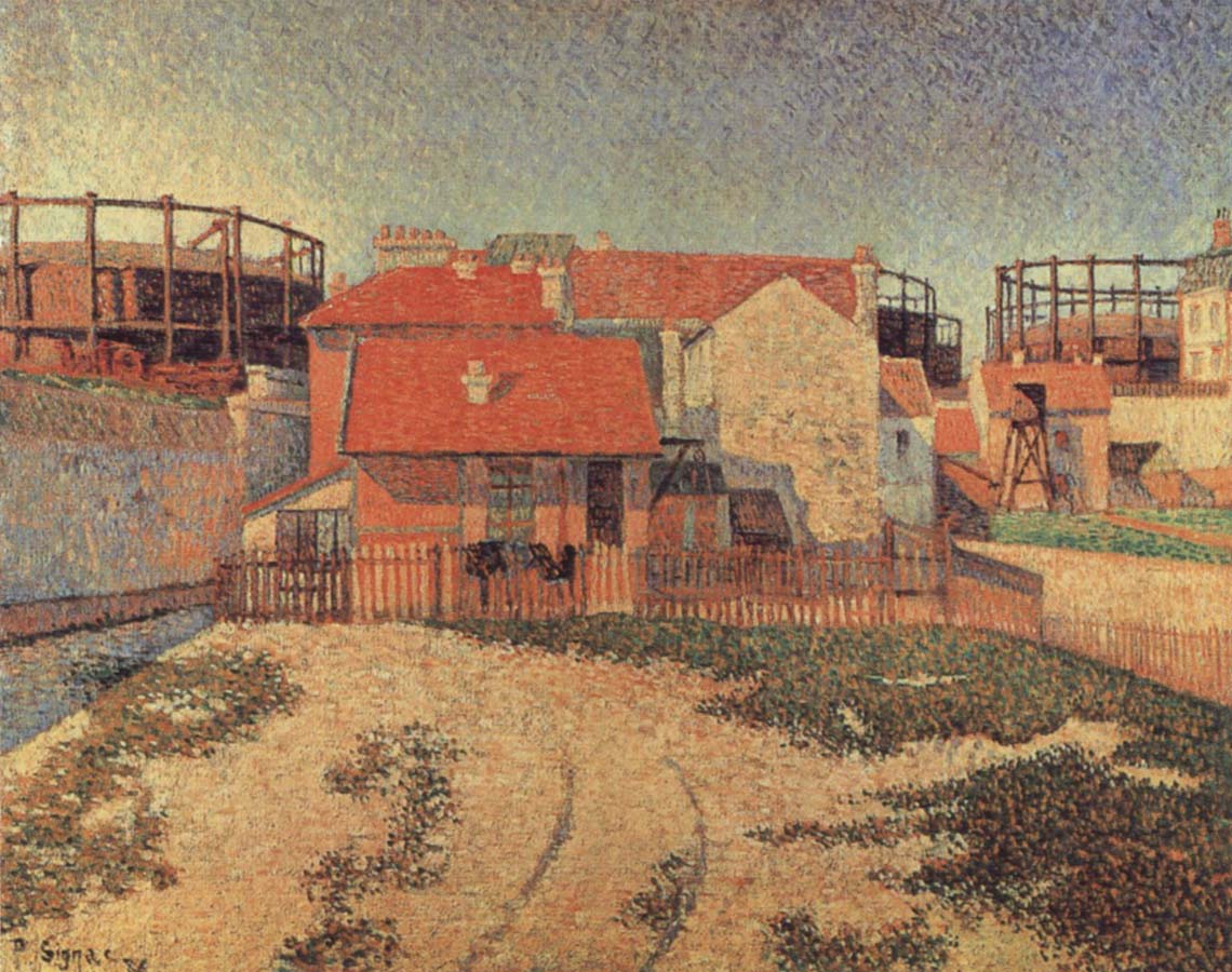 Paul Signac Gasometers at Clichy